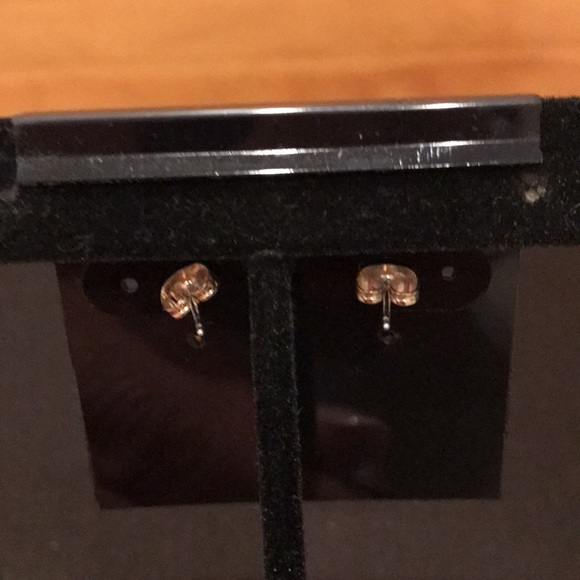 Diamond Stud Earrings with Diamond Halo - Picture 5 of 5